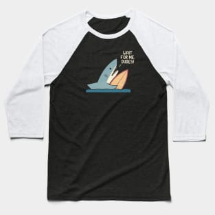 Surfer Shark Baseball T-Shirt